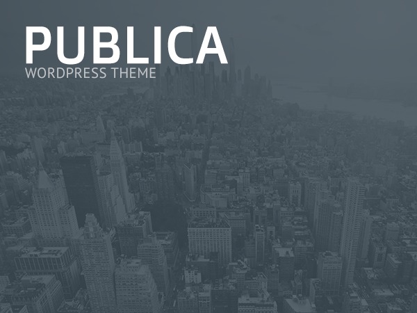 Publica Wordpress Theme WordPress theme by CRIK0VA / ALETHEMES.COM