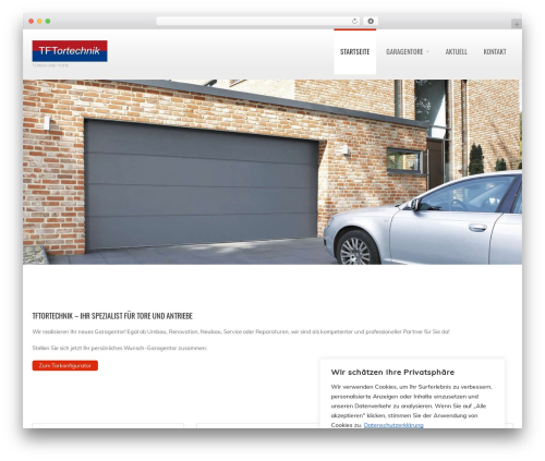 Stability WordPress theme - tftortechnik.ch