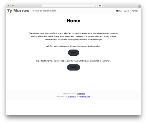 Theme WordPress Individuality - ty.business