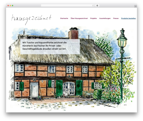 WordPress theme Blank Theme - hausgezeichnet.info
