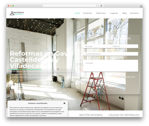 WordPress theme Hello Elementor - reformaspremium.com