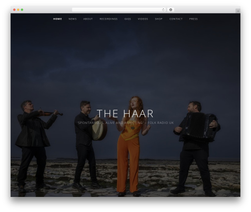 WordPress theme Obsidian - thehaar.ie