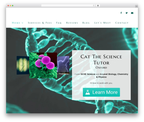 WordPress theme You - catthesciencetutor.co.uk