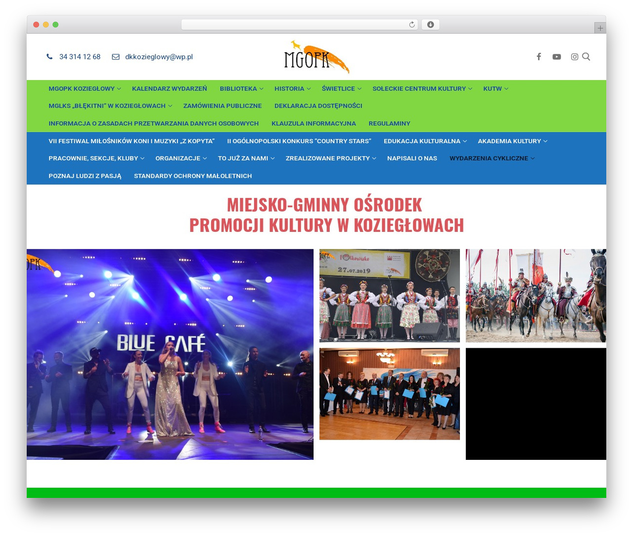 Customify top WordPress theme - dkkozieglowy.pl