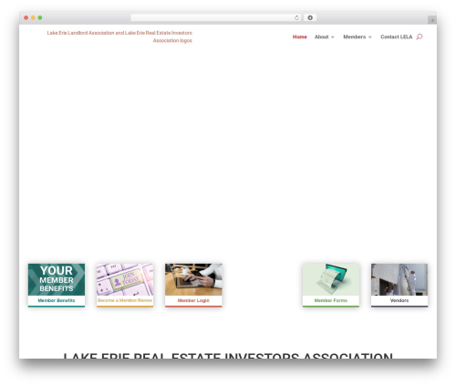 Divi theme WordPress - lelaohio.com