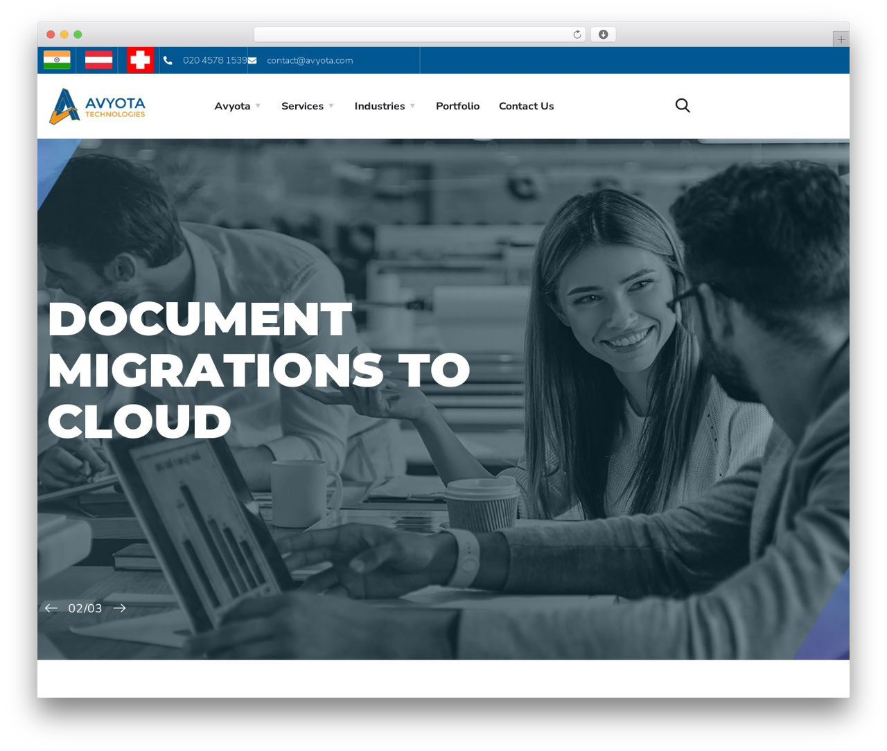 Engitech WordPress theme - avyota.com