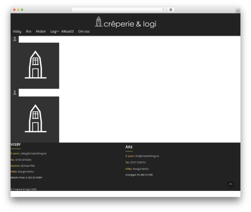 simpler WordPress theme - creperielogi.se