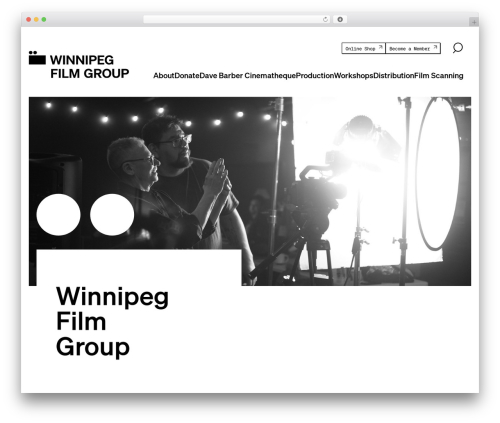 Theme WordPress MOB Theme - winnipegfilmgroup.com