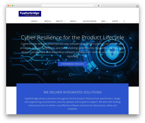 WordPress theme Aspire Theme - cypherbridge.com