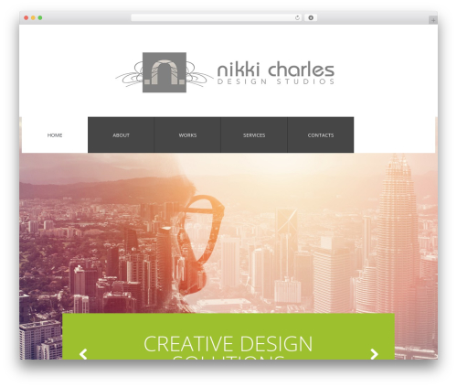 WordPress theme cherry - nikkicharles.com