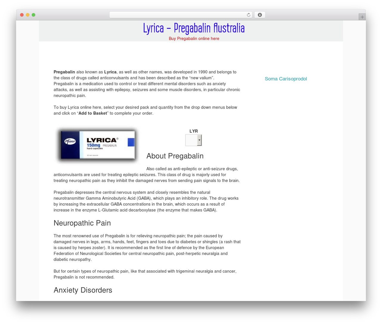 WordPress theme GeneratePress - pregabalinonline.com