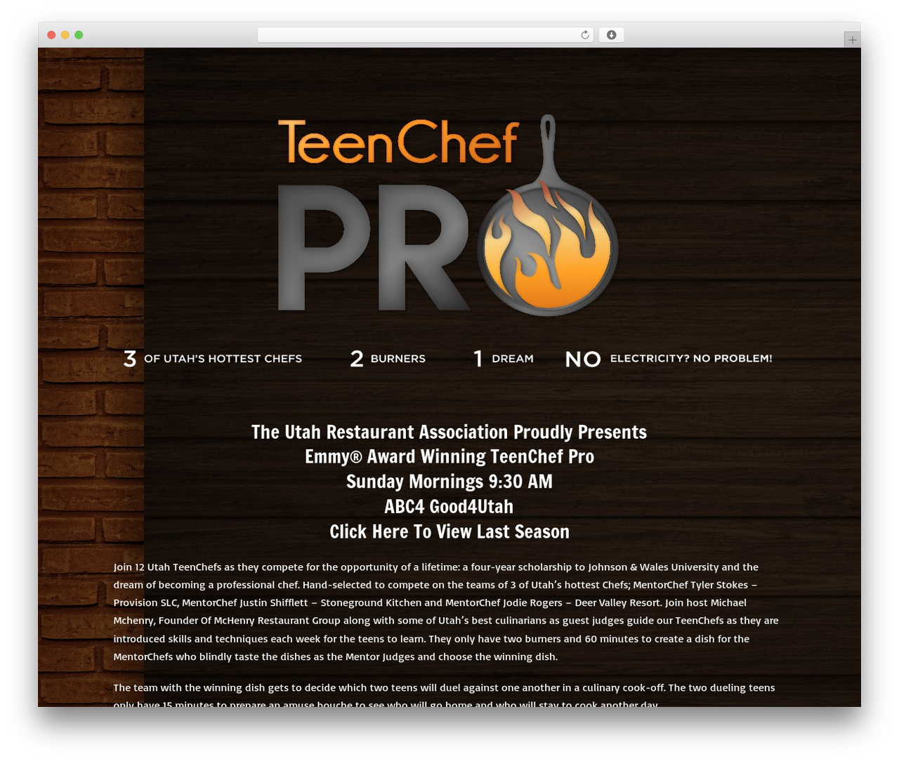 WordPress theme Thread - teenchefpro.com