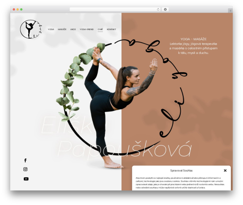 WP theme Divi - eliyoga.cz
