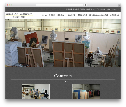 静南美術研究所 WordPress theme - shizuoka-art.com
