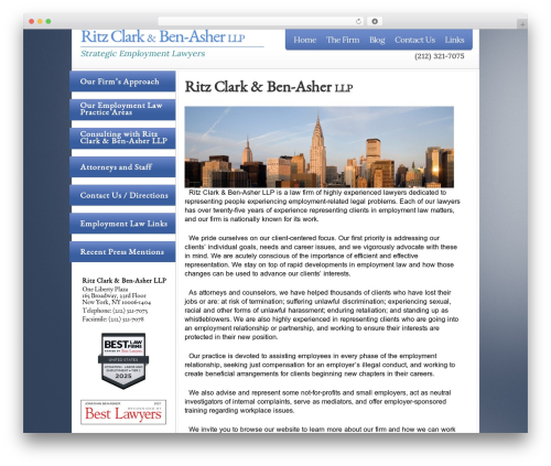 Basic theme WordPress free - rcbalaw.com