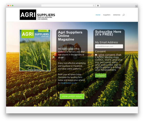 Newsletters (newsletters-lite) free WordPress plugin - agrisuppliers.co.za