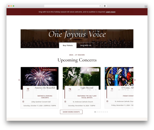 Eventon slider addon WordPress plugin - saltlakechoralartists.org