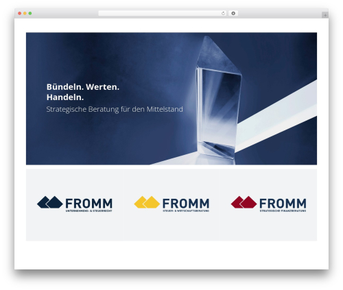 Fromm Theme WordPress theme - fromm-koblenz.de