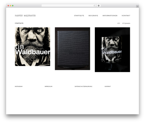 Reframe Plus WordPress theme - martinwaldbauer.com