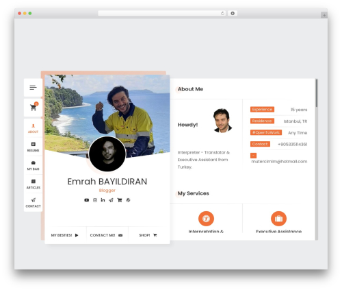 Ryancv plugin WordPress plugin - emrahbayildiran.com