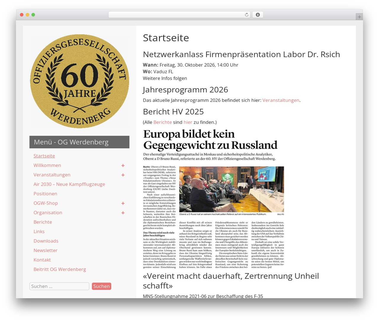 Theme WordPress LeftSide - ogwerdenberg.ch Theme WordPress LeftSide - ogwerdenberg.ch