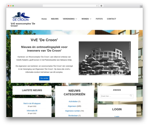 Theme WordPress Responsive - vvedecroon.nl