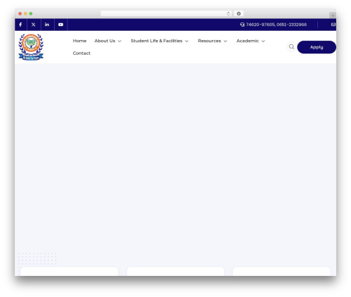 WordPress theme Edplus - quantumintschool.com