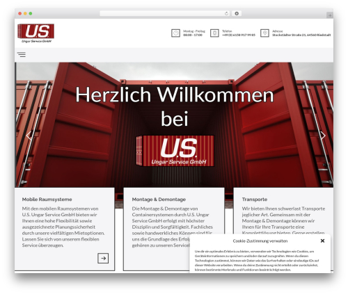 WordPress theme Unibuild - ungar-service.de