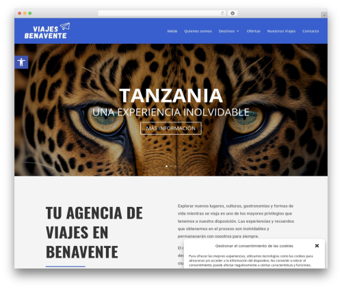 Divi WordPress theme - viajesbenavente.com