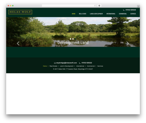 Helas Wolf WP theme - helaswolf.com