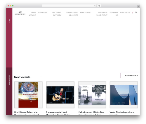 Servicematica WordPress theme - ateneoveneto.org