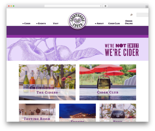 Themify Basic theme WordPress - courthousecreek.com