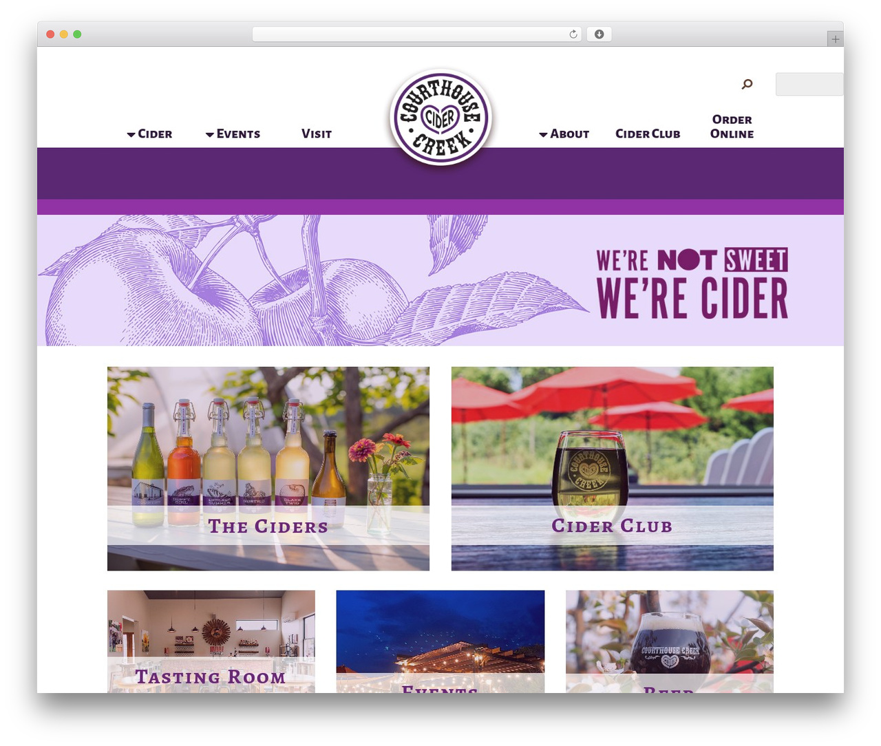 Themify Basic theme WordPress - courthousecreek.com