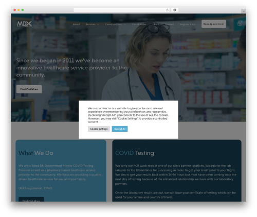 WordPress theme Foundry - mdxhealthcare.com