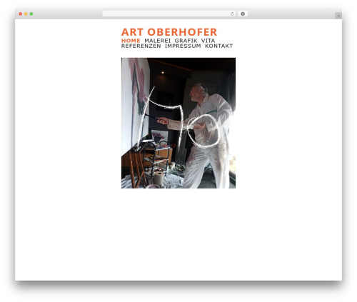 WordPress theme Simppeli - art-oberhofer.com