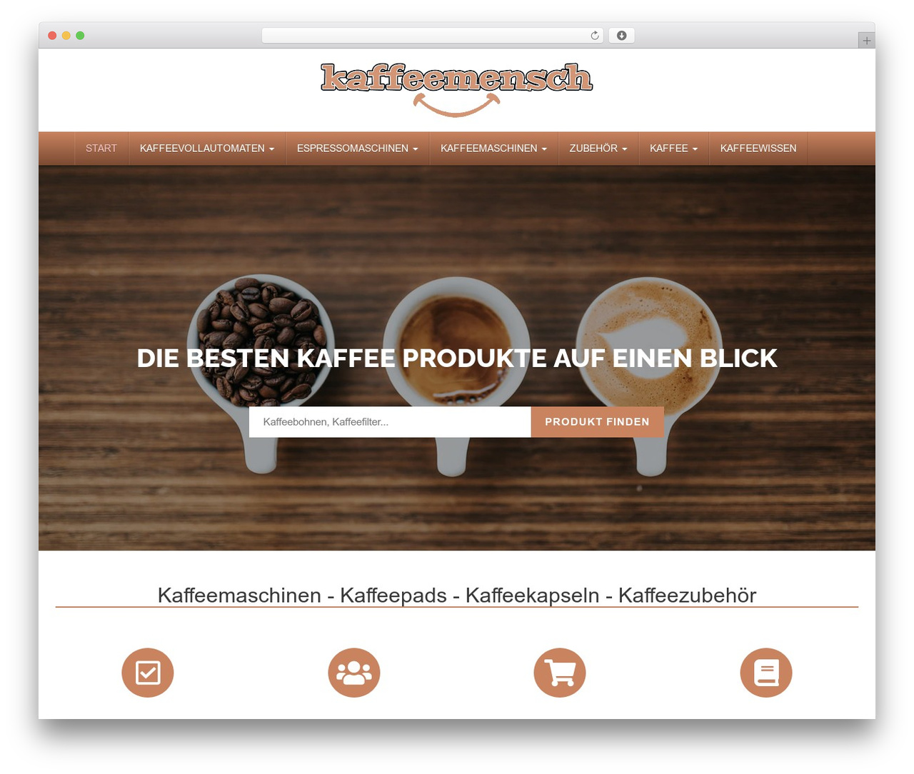 Affiliate Theme theme WordPress - www.kaffeemensch.de