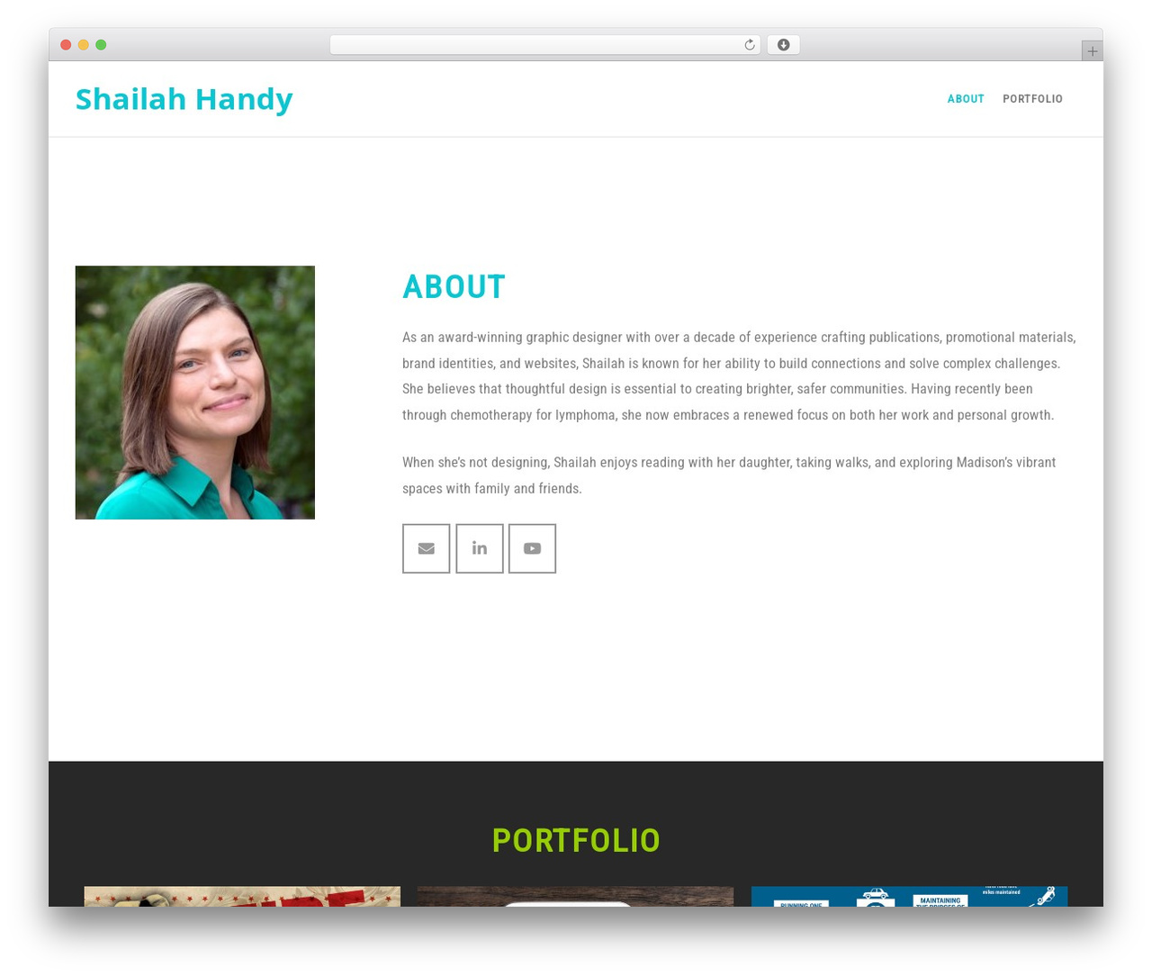 Create WordPress theme - shailahhandy.com