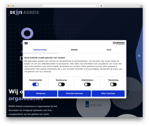 Dexis WordPress theme - dexisarbeid.nl