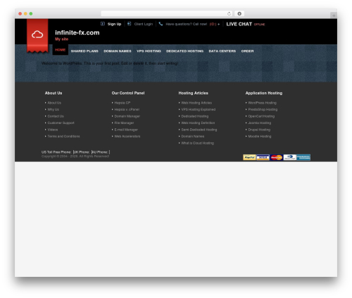 Resellerspanel WordPress plugin - infinite-fx.com