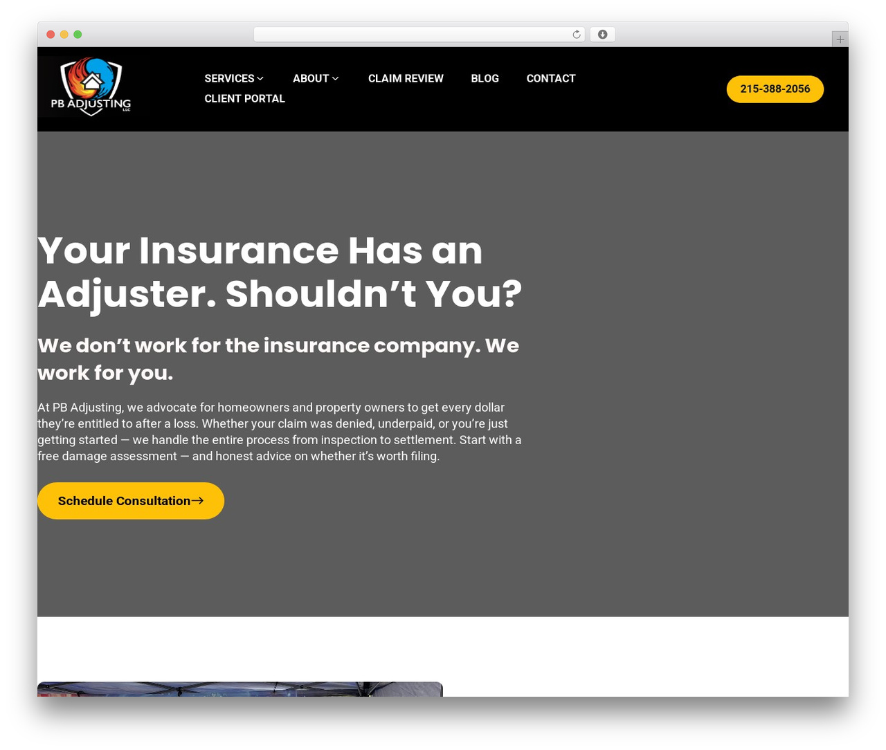 GeneratePress theme WordPress - pbadjusting.com
