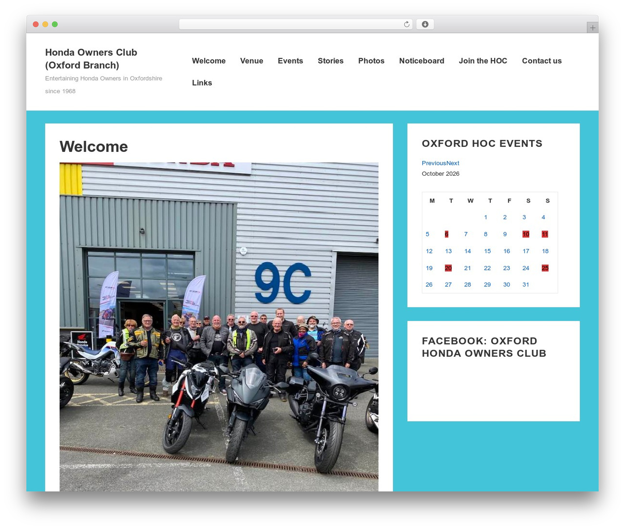 Responsive theme WordPress - oxford.hoc.org.uk