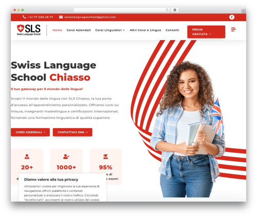 WordPress theme Divi - swisslanguageschool.ch