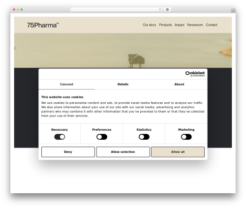 WordPress theme brbr - 75pharmagroup.com