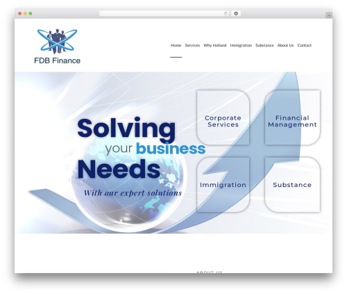 WordPress theme DeepMind - fdbfinance.com
