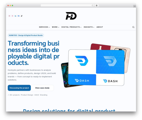 zosia theme WordPress - hunkydo.com