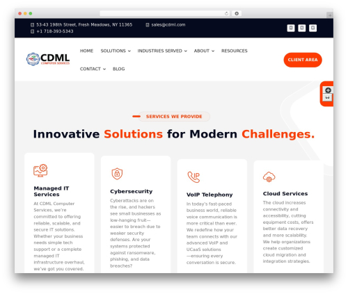 cdml best WordPress theme - cdml.com
