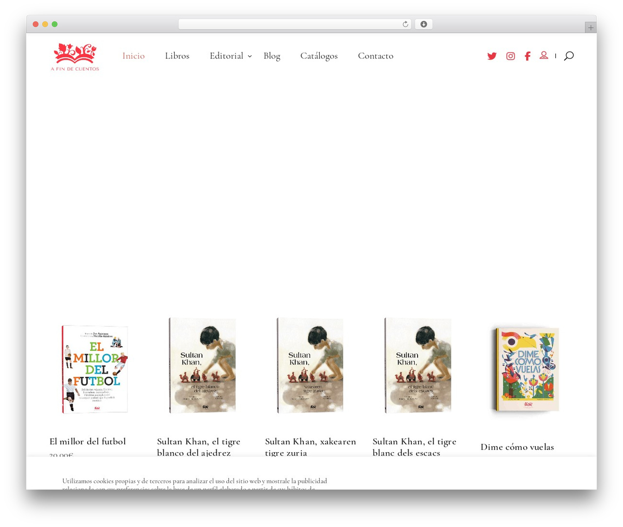 ChapterOne WordPress theme - afindecuentos.com