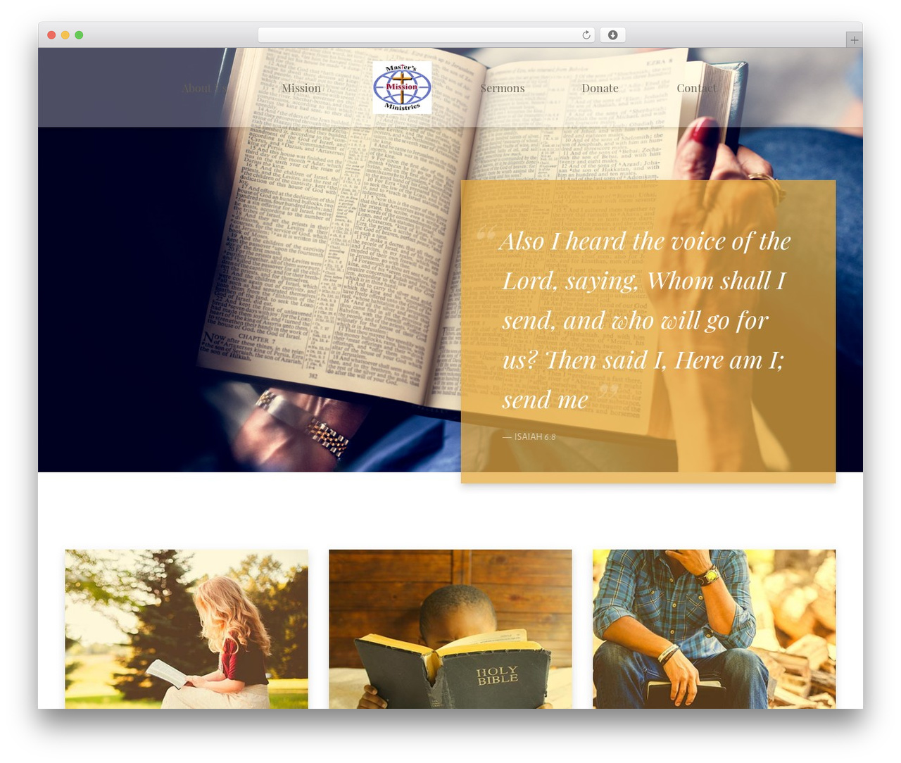 Divinity theme WordPress - mastersmissionministries.org Divinity theme WordPress - mastersmissionministries.org