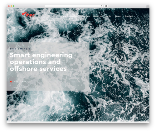 Heavy WordPress theme - thec-offshore.com