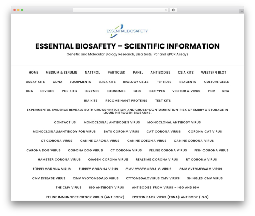 minimalblog theme WordPress - essentialbiosafety.info